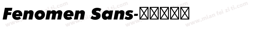 Fenomen Sans字体转换
